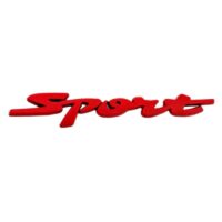 آرم فلزی sport