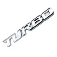 آرم فلزی TURBO