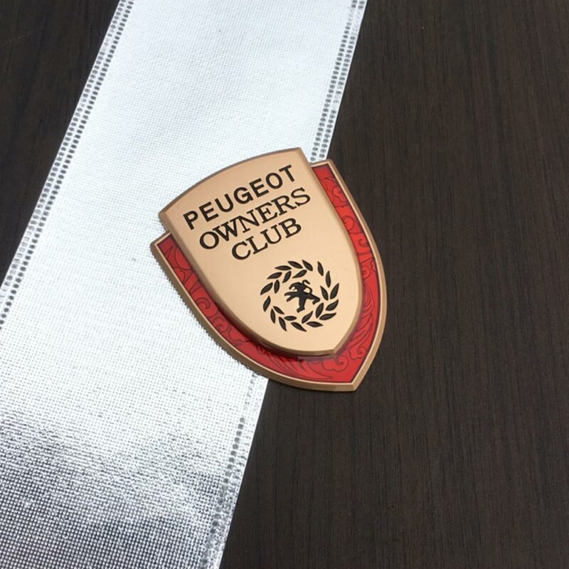 آرم فلزی پژو OWNERS CLUB