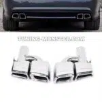 Mercedes Benz W212 E63 AMG EXHAUST HEAD TIPS CHROME E Class E200 E250 E300