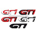 آرم فلزی پژو GTI رنگبندی