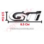 آرم فلزی پژو GTI رنگبندی