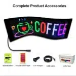 پنل ماتریکسی LED سایز ۹۰در۱۹ سانتی متر