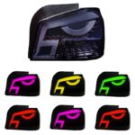 چراغ خطر پراید ۱۳۲ طرح ماکان مولتی کالر