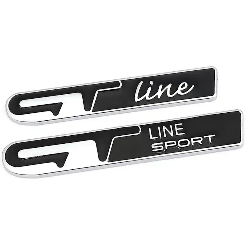 آرم فلزی جی تی لاین اسپرت GT Line Sport-استیل آرم فلزی جی تی لاین اسپرت GT Line Sport
