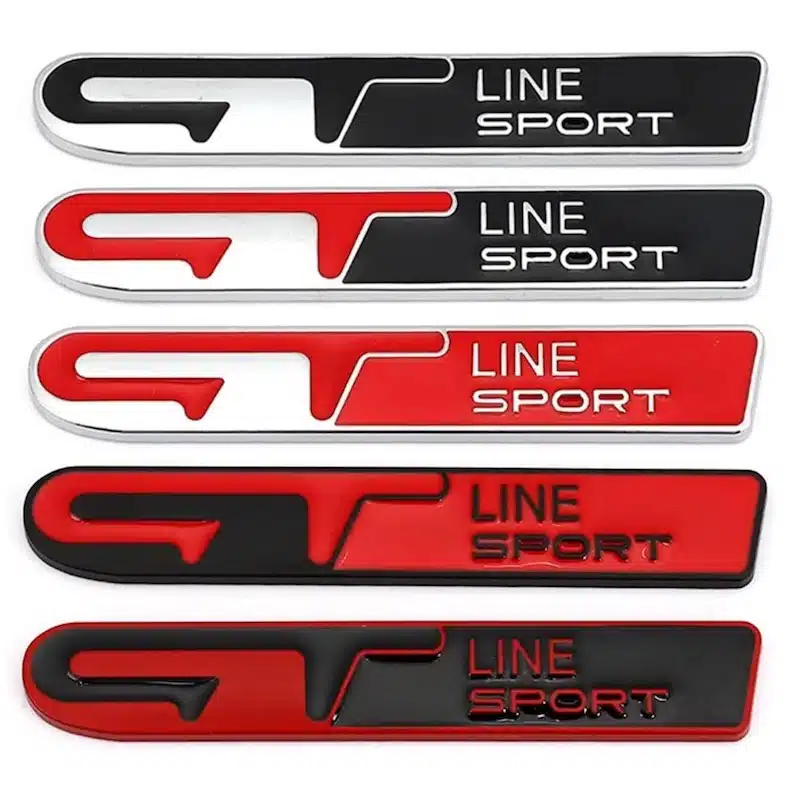 آرم فلزی جی تی لاین اسپرت GT Line Sport-۲ آرم فلزی جی تی لاین اسپرت GT Line Sport