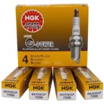 شمع سوزنی پایه کوتاه NGK پلاتینیوم BKR5EGP-7090 اصل ژاپن
