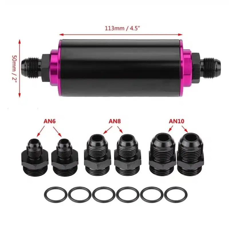 صافی بنزین 50mm بنفش صافی بنزین 50mm بنفش