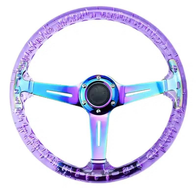 فرمان اسپرت کریستالی اکریلیک بنفش MOMO-۲ فرمان اسپرت کریستالی اکریلیک بنفش MOMO