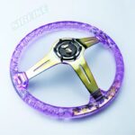 فرمان اسپرت کریستالی اکریلیک بنفش MOMO