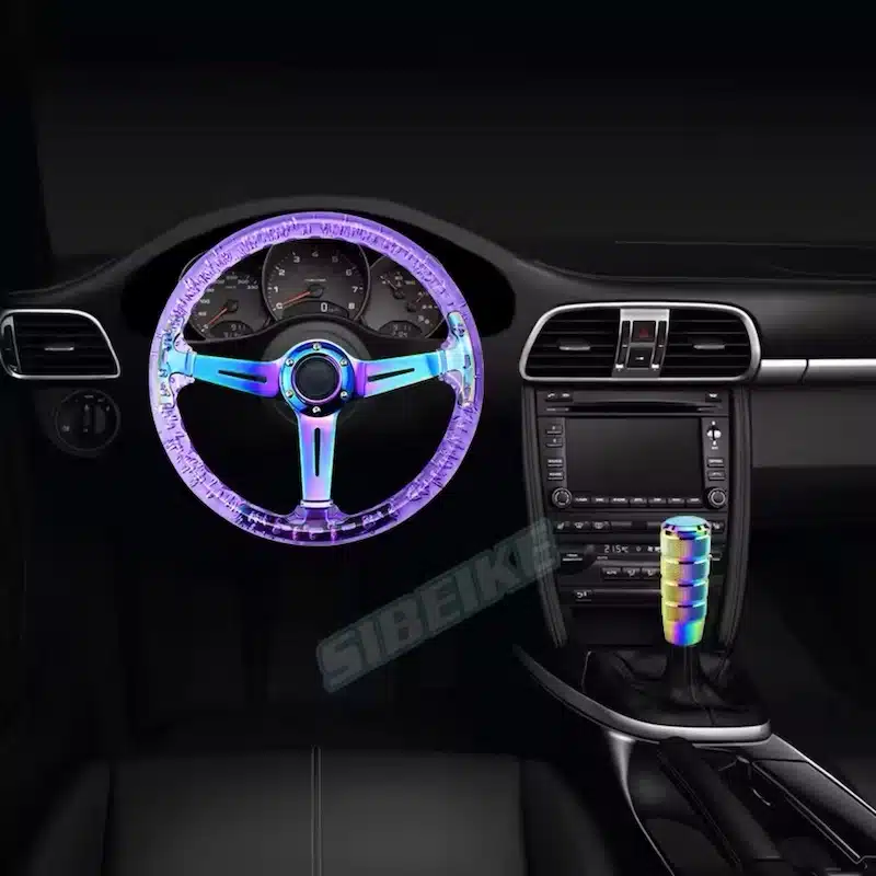 فرمان اسپرت کریستالی اکریلیک بنفش MOMO-۴ فرمان اسپرت کریستالی اکریلیک بنفش MOMO