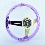 فرمان اسپرت کریستالی اکریلیک بنفش MOMO