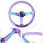 فرمان اسپرت کریستالی اکریلیک بنفش MOMO