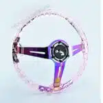 فرمان اسپرت کریستالی اکریلیک صورتی MOMO