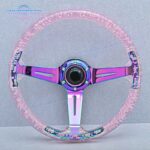 فرمان اسپرت کریستالی اکریلیک صورتی MOMO