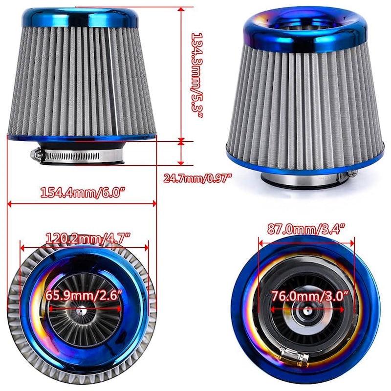 فیلتر هوا فلزی ۴۰۶ CPUNK اورجینال هفترنگ-۲ فیلتر هوا فلزی ۴۰۶ CPUNK اورجینال هفترنگ