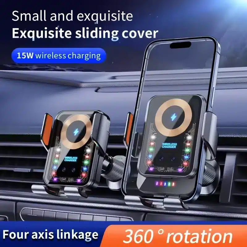 هولدر موبایل و شارژر وایرلس ۱۵ وات X10-۱ هولدر موبایل و شارژر وایرلس ۱۵ وات X10