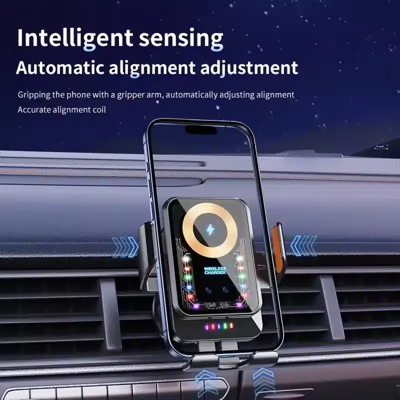 هولدر موبایل و شارژر وایرلس ۱۵ وات X10-۳ هولدر موبایل و شارژر وایرلس ۱۵ وات X10