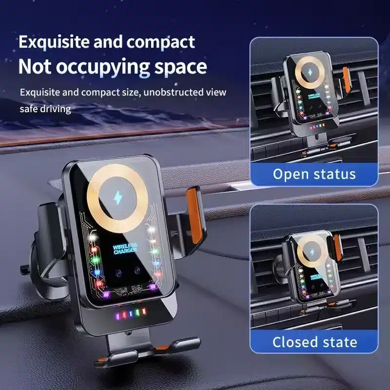 هولدر موبایل و شارژر وایرلس ۱۵ وات X10-۴ هولدر موبایل و شارژر وایرلس ۱۵ وات X10