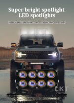 پرژکتور L015 اسپات لایت ۸ لنز ۹۷ وات سفید زرد