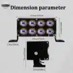 پرژکتور L015 اسپات لایت ۸ لنز ۹۷ وات سفید زرد