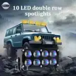 پرژکتور L015 اسپات لایت ۸ لنز ۹۷ وات سفید زرد