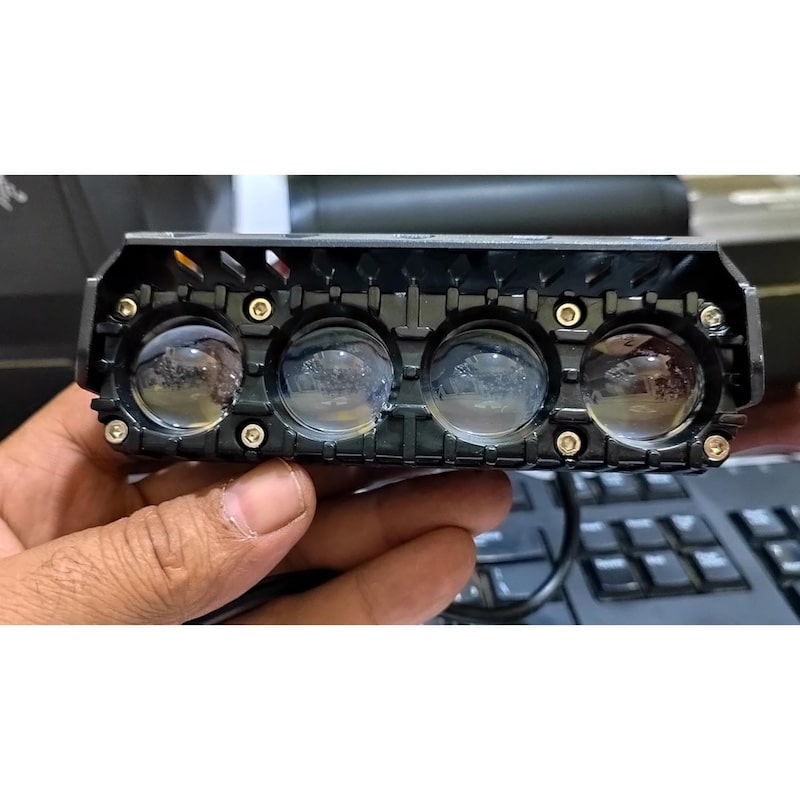 پرژکتور آفرودی ۴ لنز زرد سفید 38 W زیمر محافظ دار-۶ پرژکتور آفرودی ۴ لنز زرد سفید 38 W زیمر محافظ دار