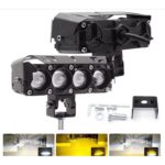 پرژکتور آفرودی ۴ لنز زرد سفید 38 W زیمر محافظ دار