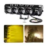 پرژکتور آفرودی ۵ لنز زرد سفید 45 W زیمر محافظ دار