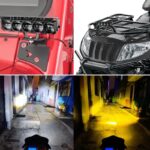 پرژکتور آفرودی ۵ لنز زرد سفید 45 W زیمر محافظ دار