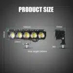 پرژکتور آفرودی ۵ لنز زرد سفید 45 W زیمر محافظ دار