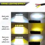 پرژکتور آفرودی ۵ لنز زرد سفید 45 W زیمر محافظ دار