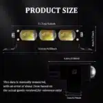 پرژکتور ۳ لنز L034 دو رنگ ۴۲ وات