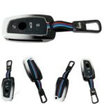 کاور سوییچ فلزی ساینا کوییک تاشو سفید مشکی طرح M