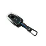 کاور سوییچ فلزی ساینا کوییک تاشو سفید مشکی طرح M