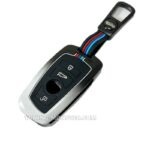 کاور سوییچ فلزی ساینا کوییک تاشو سفید مشکی طرح M