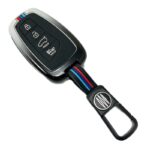 کاور سوییچ فلزی هیوندای سانتافه NEW سفید مشکی طرح M