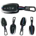 کاور سوییچ فلزی هیوندای سانتافه NEW سفید مشکی طرح M