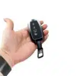 کاور سوییچ فلزی هیوندای سانتافه NEW سفید مشکی طرح M