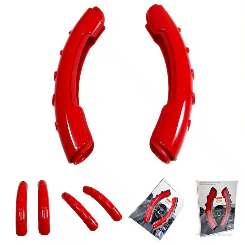 کاور فرمان خلبانی ۲ تیکه قرمز مدل تسلا کاور فرمان خلبانی ۲ تیکه قرمز مدل تسلا