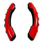 کاور فرمان خلبانی ۲ تیکه قرمز مشکی مدل تسلا