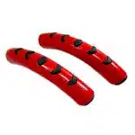 کاور فرمان خلبانی ۲ تیکه قرمز مشکی مدل تسلا