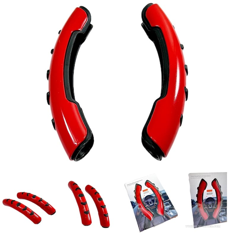 کاور فرمان خلبانی ۲ تیکه قرمز مشکی مدل تسلا کاور فرمان خلبانی ۲ تیکه قرمز مشکی مدل تسلا