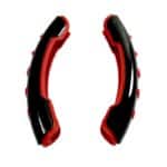 کاور فرمان خلبانی ۲ تیکه مشکی قرمز مدل تسلا