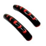 کاور فرمان خلبانی ۲ تیکه مشکی قرمز مدل تسلا