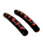 کاور فرمان خلبانی ۲ تیکه مشکی قرمز مدل تسلا