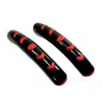 کاور فرمان خلبانی ۲ تیکه مشکی قرمز مدل تسلا