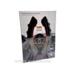 کاور فرمان خلبانی ۲ تیکه مشکی قرمز مدل تسلا