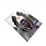 کاور فرمان خلبانی ۲ تیکه مشکی قرمز مدل تسلا