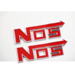 آرم فلزی NOS قرمز بسته ۲ عددی